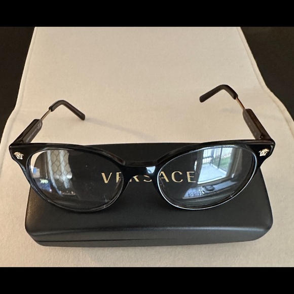 VERSACE 51mm Round Optical Glasses   BRAND NEW NEVER WORN BUT TAG OFF - Picture 7 of 7